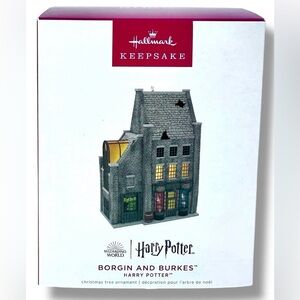 Harry Potter Hallmark Keepsake Ornament Borgin and Burkes Wizarding World 2022